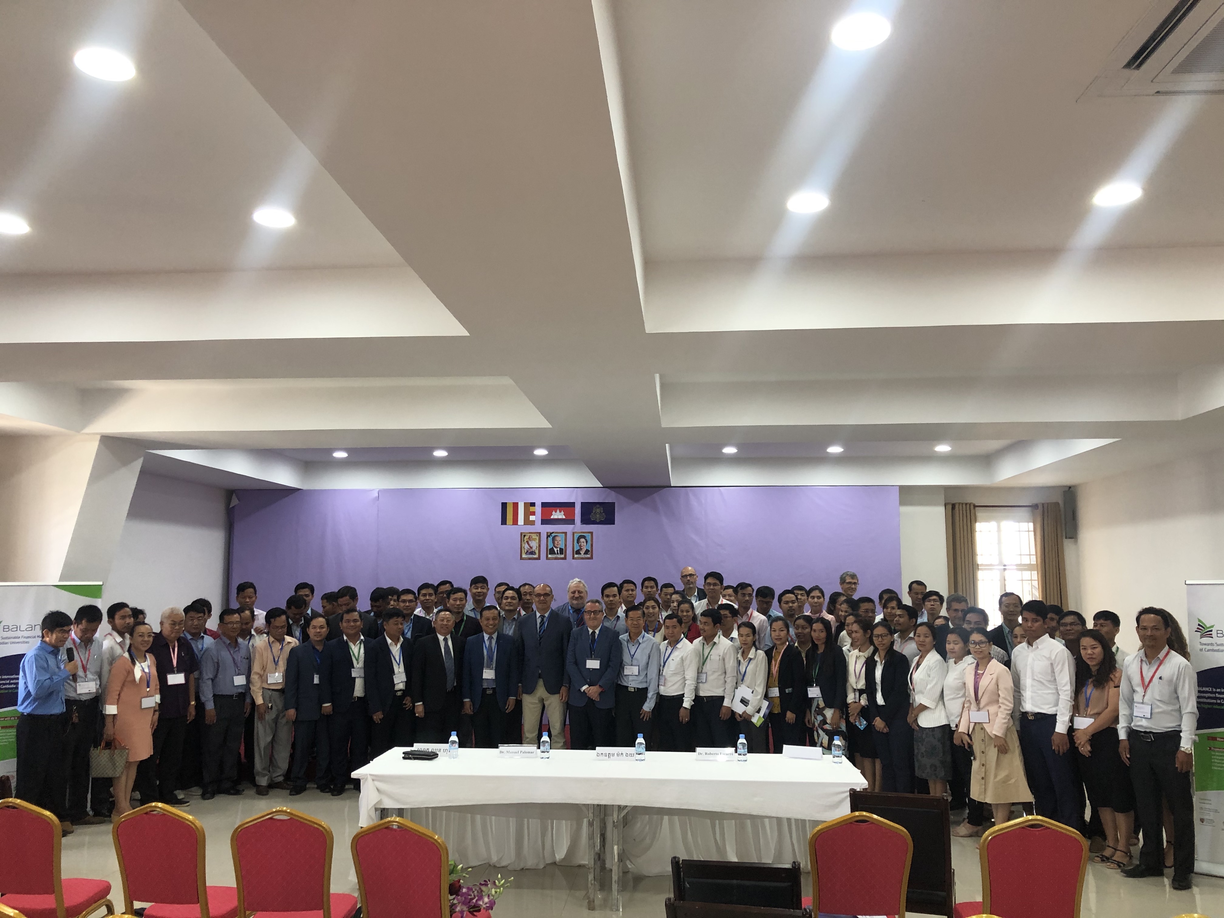 100 representatives of more than 30 Cambodian Higher Education Institutions attended the 1st BALANCE National Conference